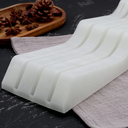 Xyj 2Pc/Set Drawer Kitchen Knife Block Plastic Knives Organizer Shelf Durable Chef's Knives Stand For Storing 7 Knives Portable Knife Holders(Knife Not Included) (White) #TOP2