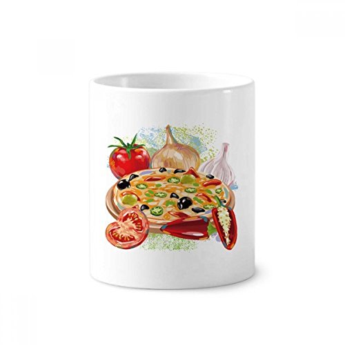 Rangement céramique pizza Italie pour en finir avec le désordre de vos stylos