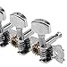 Yootones 12 String Guitar Metal Tuning Pegs Machine Heads Tuning Keys 6R6L Tuners 1:14 Compatible with 12 String Acoustic Guitars Chrome Plated