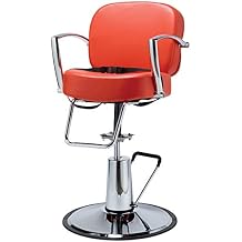 Pibbs 3770 Pisa Kids Styling Chair for Salons - Chrome Arms, U-Shaped Footrest, Safety Strap, Modern Design, USA-Made, PIB-3770