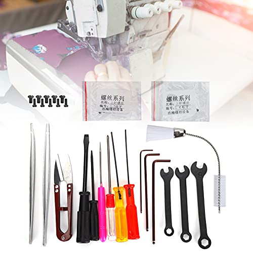 Kit de service de surjeteuse en acier inox pour résoudre les pannes de machine à coudre