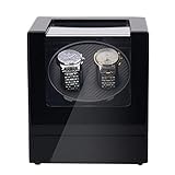 QWAXTRIW Mira Winder Watch Winders - 5 Modos 2+0 Mechnía Mecánica Exantía de Joyas Reloj Sportor de Almacenamiento Motor Shaker Automático Reloj Rotator Rotator Boder