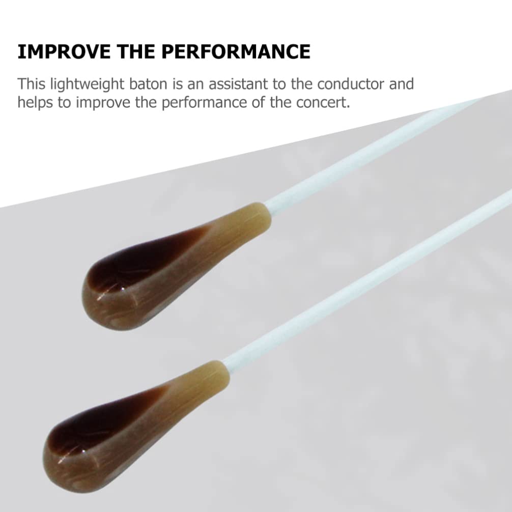 Théâtre Concert Lot De 2 Bâtons De Chef D'Orchestre Avec Cylindres - Baguette Direction Musique Bâton De Musique