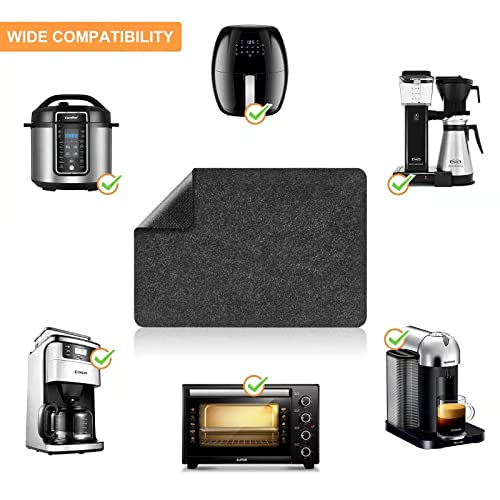 Heat Resistant Mat for Air Fryer, 2 Pcs Heat Resistant Pad Countertop Protector for Coffee Maker Countertops with Sliding Function for Air Fryer, Blender, Coffee Maker, Toaster by SIUDANGKA - Image 4