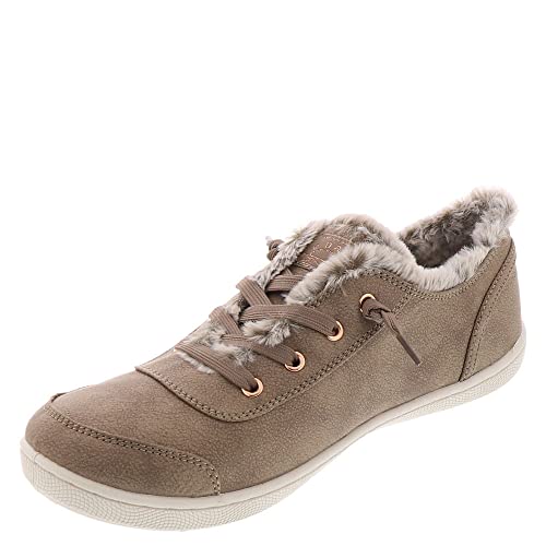 Skechers Skechers Bobs B Cute113933 Womens Slip On 95 BM US Taupe