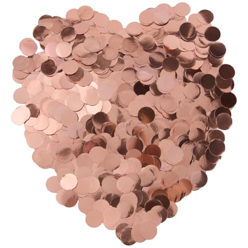 SOFPLATE 100G Coriandoli per Feste Rossi Coriandoli da Tavolo Rotondi Cerchio Piatto in Plastica con Pois Paillettes in PE Piccole Paillettes Brill Centrotavola Spargimenti Accessori per Matrimoni Fe