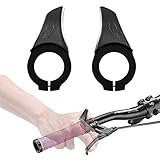 SRECNO 自転車 バーエンドバー 補助ハンドルバー 自転車用グリップ ハンドルバーエンド サイクリング 1ペア