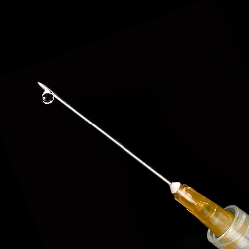 Miniatura 4 de Paquete de 50 jeringas dispensadoras de plástico de 0.1 onzas fluidas y 25 Ga, consumibles de laboratorio industrial y científico para rellenar,