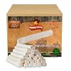 Beefhide Roll 7 8 inch Long Lasting Dog Treat Bone Great for Dental Health and Aggressive Chewers 20 Count