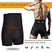 TAILONG Men Tummy Control Shorts High Waist Slimming Underwear Body Shaper Seamless Belly Girdle Boxer Briefs (Black, L)