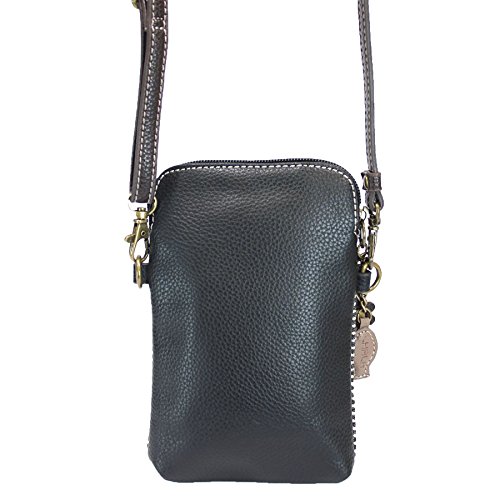 Chala Crossbody Cell Phone Purse - Women Pu Leather Multicolor Handbag With Adjustable Strap (Black - Kitty Striped) #TOP5