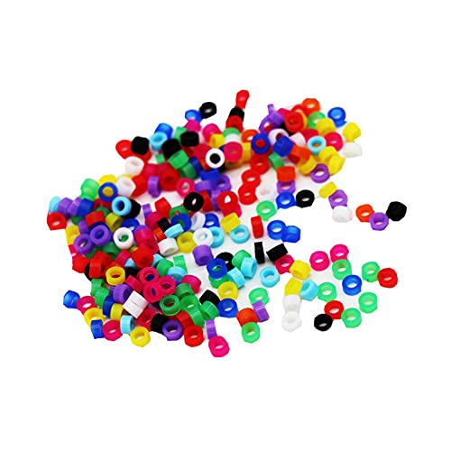 50 Pcs Bird Ring Leg Bands for Parrot Finch Canary foot ring Inner diameter 2mm 3mm 4mm Bird Foot Ring