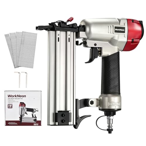 WorkNeon Pneumatic Brad Nailer Kit