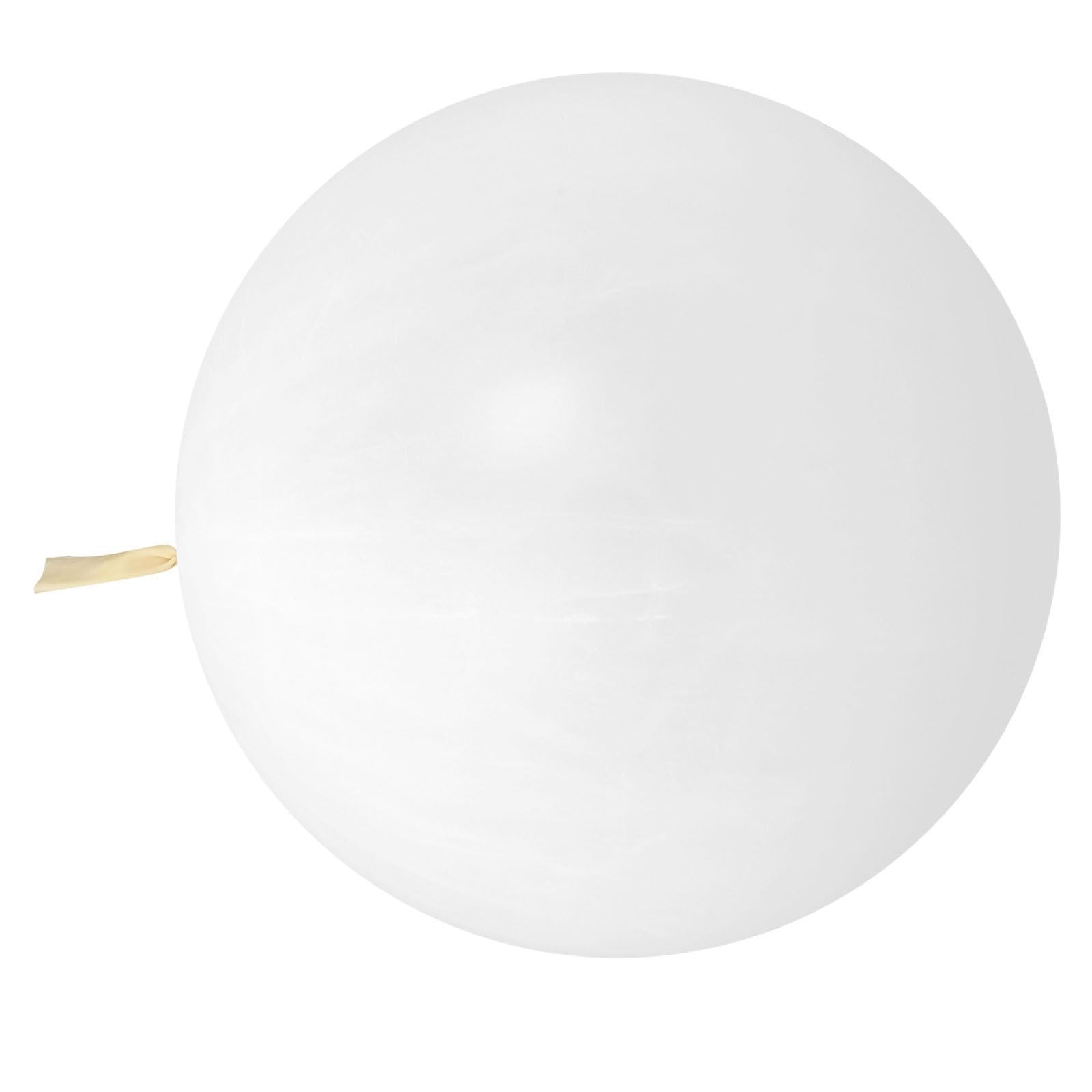 Großer Weißer Latex Wissenschaftsballon 750g 280 Zoll | Meteorologische Forschung und Ballonmapping, Rundes Modell mit Stabilem Größen Gewicht Verhältnis
