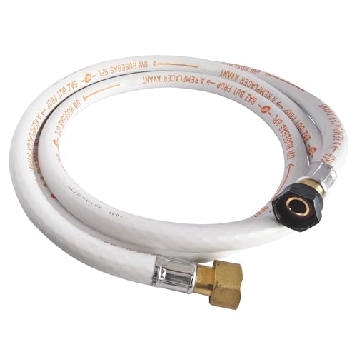 SOMATHERM FOR YOU, Flexible caoutchouc 2m pour gaz Butane/Propane - Raccords écrou tournant 20/150 et 15/21 - Durée de vie 10 ans - Idéal pour alimentation...