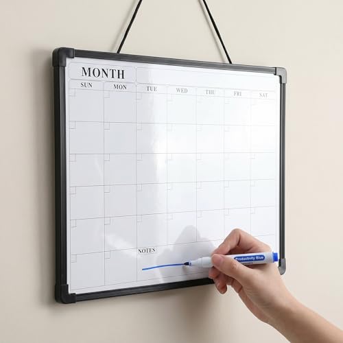 Pizarra blanca borrable Operitacx para evitar olvidos y organizar el calendario del hogar 5
