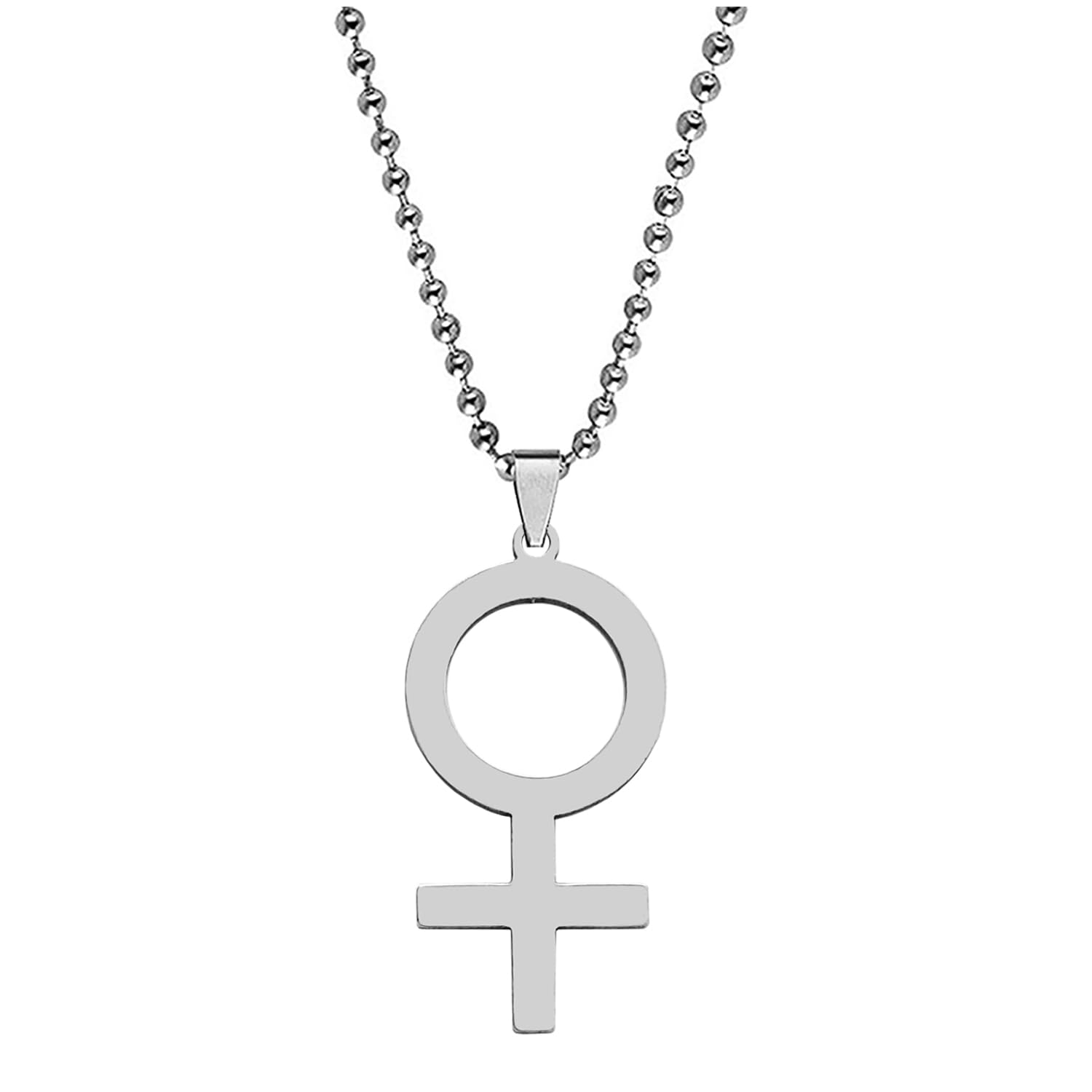 Male Symbol Mars Male Arrow Silver Stainless Steel Penadnt Neckalce Chain For Men And Women-image-3