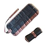 DIY Clay Tool Bag, Carving Tool Roll, 36 Slots Canvas Chisel Bag, Heavy Duty Pottery Tools Storage...