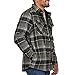 Coleman Sherpa Lined Yukon Flannel Shirt Jackets with Corduroy Trim Grey/Olive Large