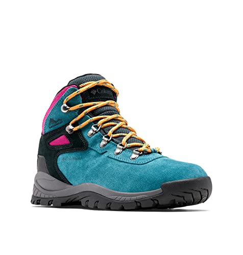 Columbia Women's Newton Ridge Plus Waterproof Amped, Poseidon/Black, 11