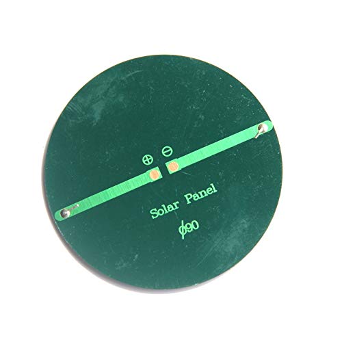 NUZAMAS 6er-Set 6V 90mm Micro Mini Solarpanel-Zellen für Solarenergie, Heimwerkerhaus, Gartenlicht, Wissenschaftsprojekte - Spielzeug - Batterieladegerät