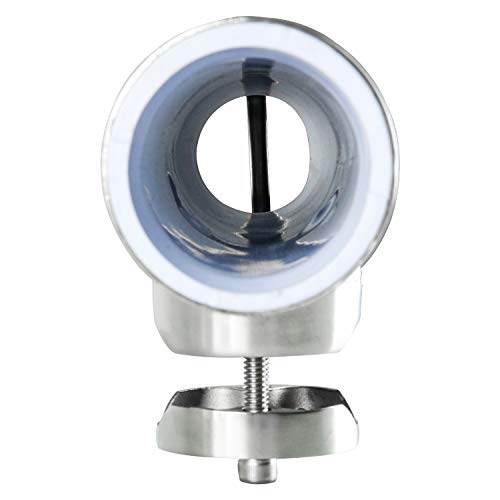 Hyddnice 2Pcs Tournament Style Clamp On Fishing Rod Holder For Rails 1" To 1-1/4" Rail Mount Stainless Steel Adjustable Fishing Rod Holder #TOP4