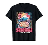 Sendai City 80s Synthwave Ramen Bowl de Japón Camiseta