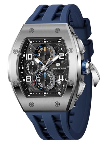 Image of TSAR BOMBA Mens Watch for Men Waterproof Men's Wrist Watches Gift for Men