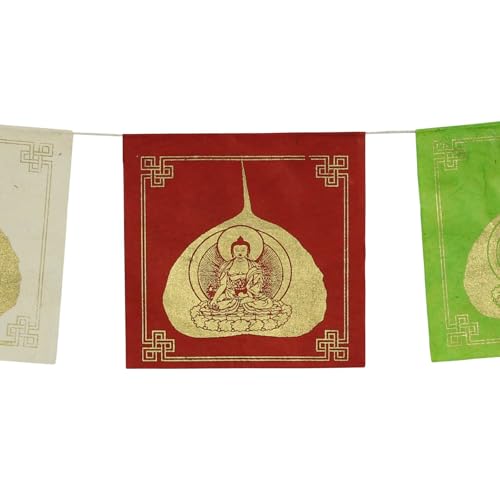 Freak Scene Drapeau de prière - Sept Chakras - coloré - ca. 10,5 x 10,5 cm