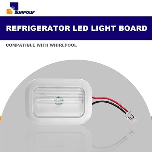 Image of W10843353 W10695459 Refrigerator LED Light Module Assembly Fits for Whirlpool Kenmore Maytag Replaces W11126053, W10660728, W10279030, W11205083