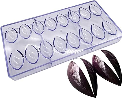 Candy Making Mold, Clear Polycarbonate Chocolate Mold Jelly Candy Making Mold 21-Piece Tray (Cup)