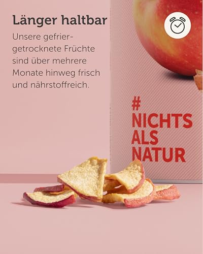 BUAH® Gefriergetrocknete Früchte Probierset | Perfekter Snack aus knusprigen Fruchtchips | Süßigkeiten Alternative ohne Zuckerzusatz, Toppings für Porridge | Vegan Glutenfrei