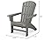 POLYWOOD Nautical Curveback Adirondack Chair, HDPE Outdoor Patio Furniture for Deck, Pool, Garden, Made in USA