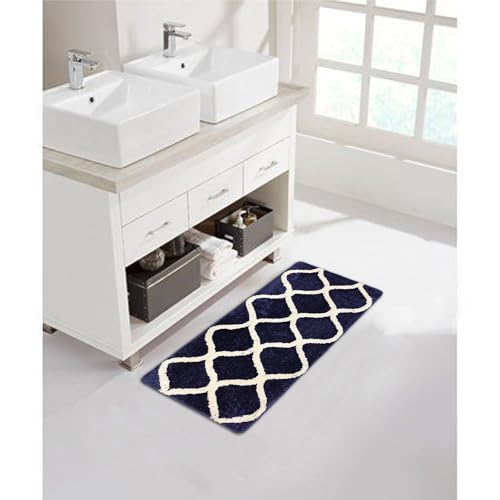 Image of The First Home Decor Modern Anti Slip doormats for Entrance Living Room Bedroom Kitchen Bathroom Doormat 1.5x3 feet (D2D18)