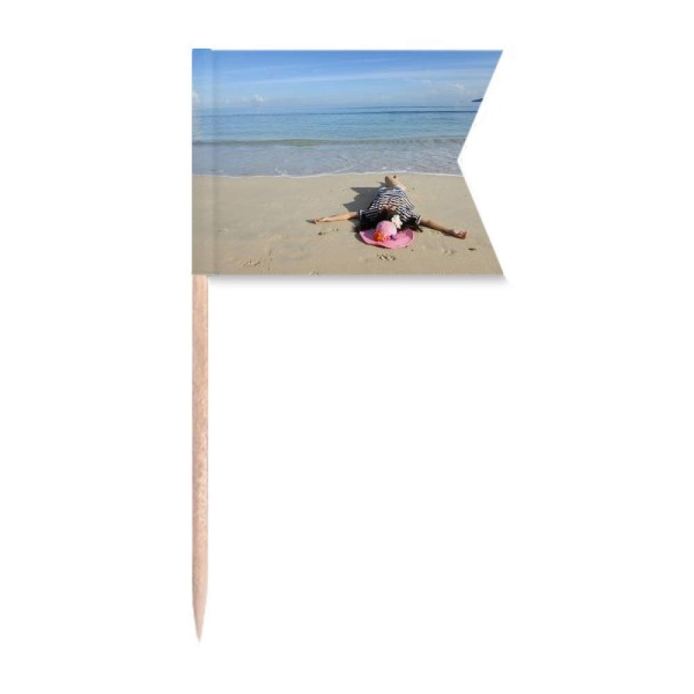Photo de plage DIYlab pour décorer gâteau de fête facilement