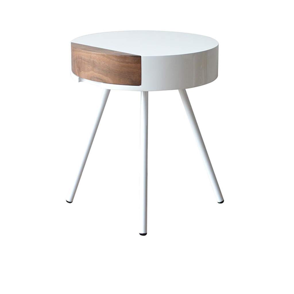 Höhenverstellbarer Runder Beistelltisch – 40-80 Cm, Ø 30 Cm, Perfekt Für Kleine Räume Als Nachttisch Oder Couchtisch