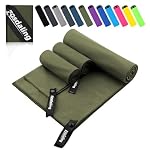 Fosdaling – Mikrofaser Handtuch 3er Set - Groß 200*100cm & 2 Klein 80×40