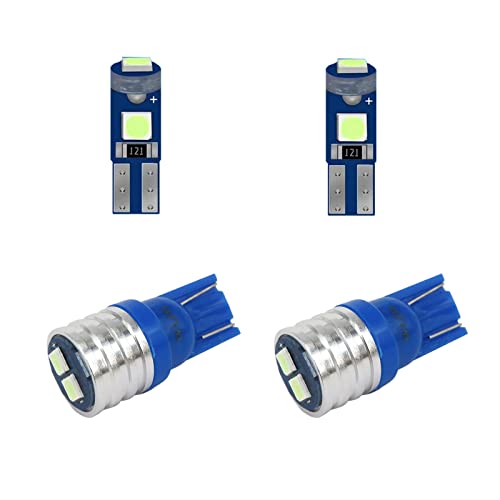 WLJH High Bright Ice Blue Instrument Panel Gauge Cluster Bulb Dash Led Light Kits for Jeep Cherokee XJ 1997-2001,Pack of 8