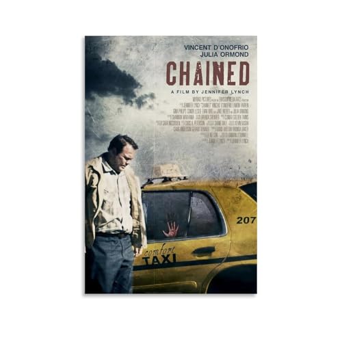 URAUIH Poster cinematografico incatenato, per camera da letto e soggiorno, 50 x 75 cm, senza cornice