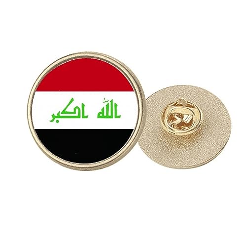 Broche drapeau asiatique dorée finition prestige taille M pour blazer