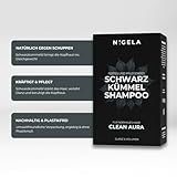 Nigela - Festes Shampoo mit Schwarzkümmelöl - 3er Set - Natürlich ohne Sulfate, Parabene und Silikone - Haarseife für kräftiges & gesundes Haar - Plastikfreies Anti Schuppen Shampoo