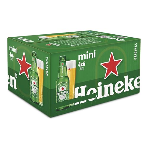 Heineken cerveza lager Pack Botella, 24 x 20cl