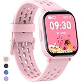 OUTUVAS Kinder Smartwatch für Mädchen und Jungen, Fitness Aktivitäts Tracker mit Herzfrequenz, wasserdichte IP68 Kinderuhr mit , tolles Geschenk für Kinder und Jugendliche ab 6 Jahren (Pink)