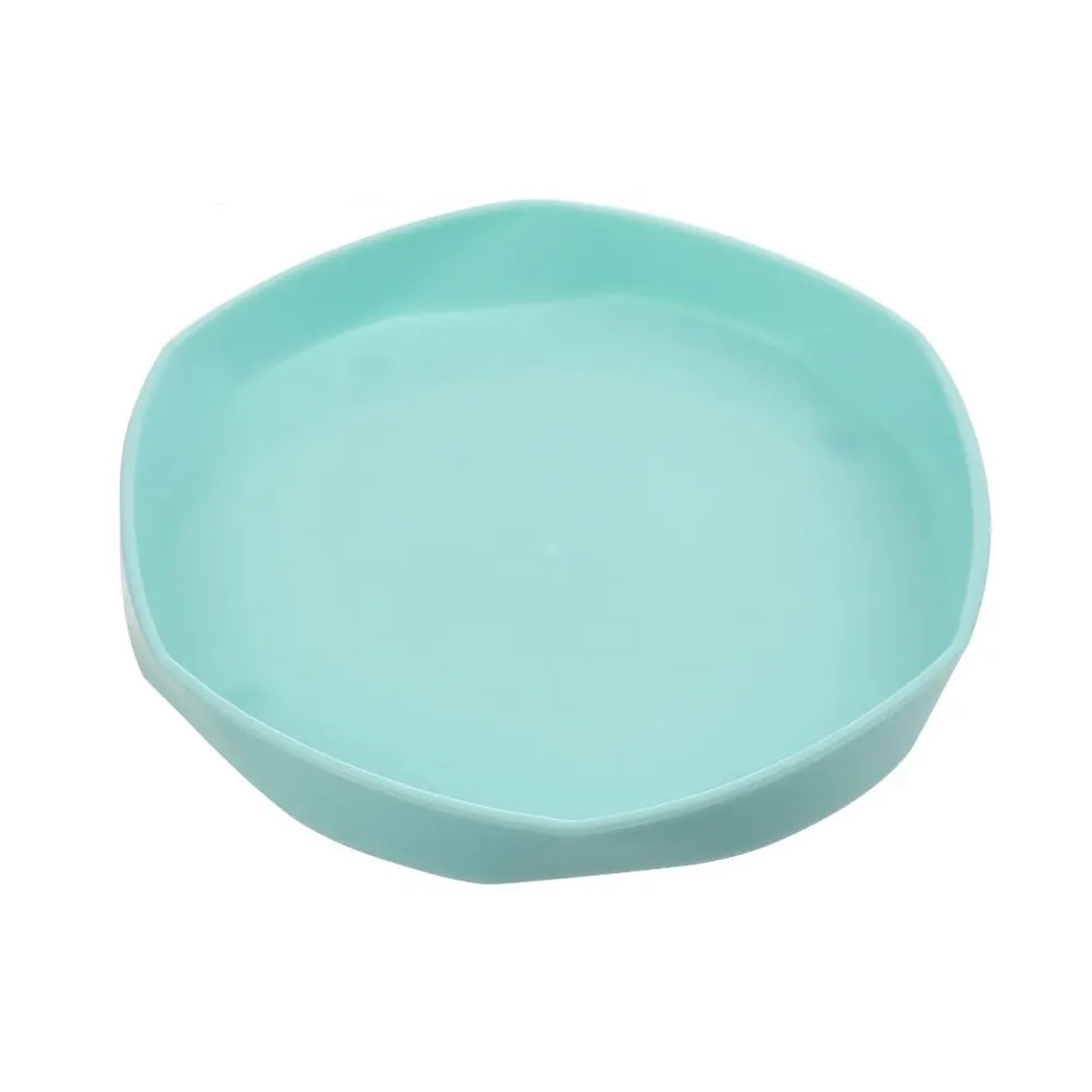 GIUPLOKID Plastic Drip Trays, Plastic Plant Saucers Drip Trays Multicolor 11cm 14.5cm for Indoor Outdoor(Green-11cm)