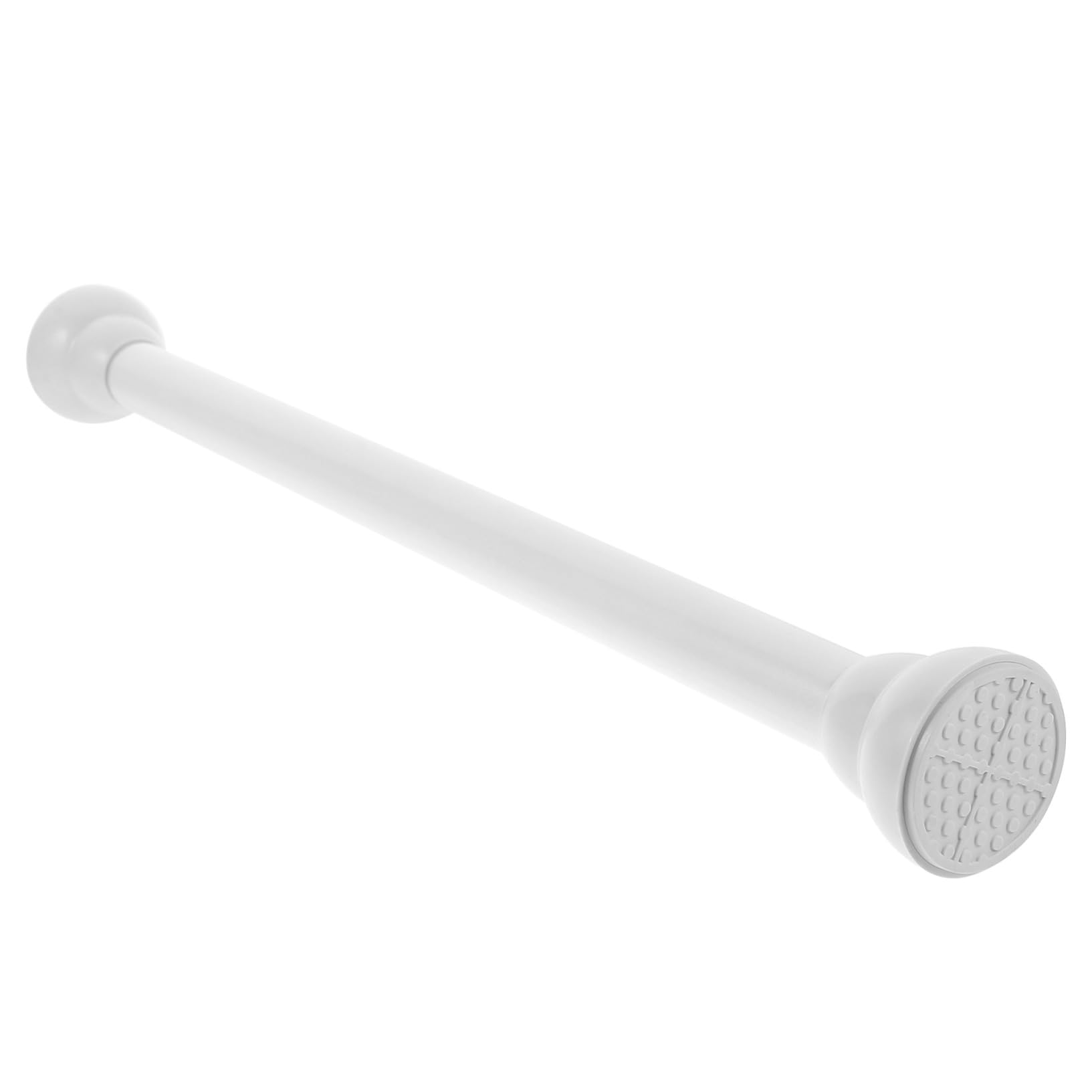 Tringle à rideau télescopique stable et multifonctionnelle en plastique blanc