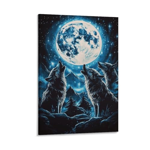 Affiche décoration loup pour une atmosphère unique et zen