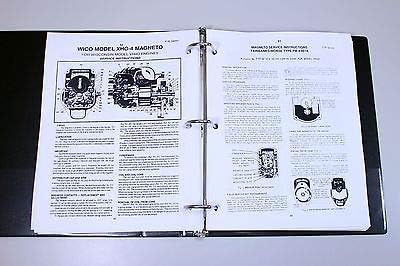 Page from the manual showing WICO Model XHD-4 Magneto Service Instructions
