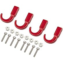 4Pack ShareGoo Metal Winch Hook Trailer Tow Hooks Compatible with TRX-4 HSP Redcat Tamiya CC01 Axial SCX10 D90 HPI 1/10 RC Crawler Car