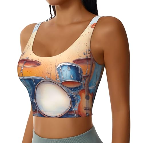 Camiseta de entrenamiento sin mangas para mujer cuello en U náutica 2