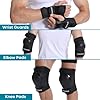 BODYPROX Knee Pads Elbow Pads Wrist Guards Set for Inline Skating, Skateboarding, Roller Derby and BMX Ride. #2
